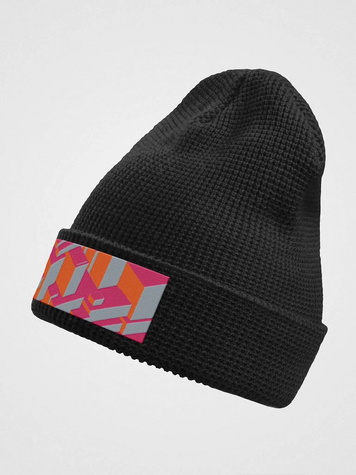 Flamingo Cluster Waffle Beanie product image (2)