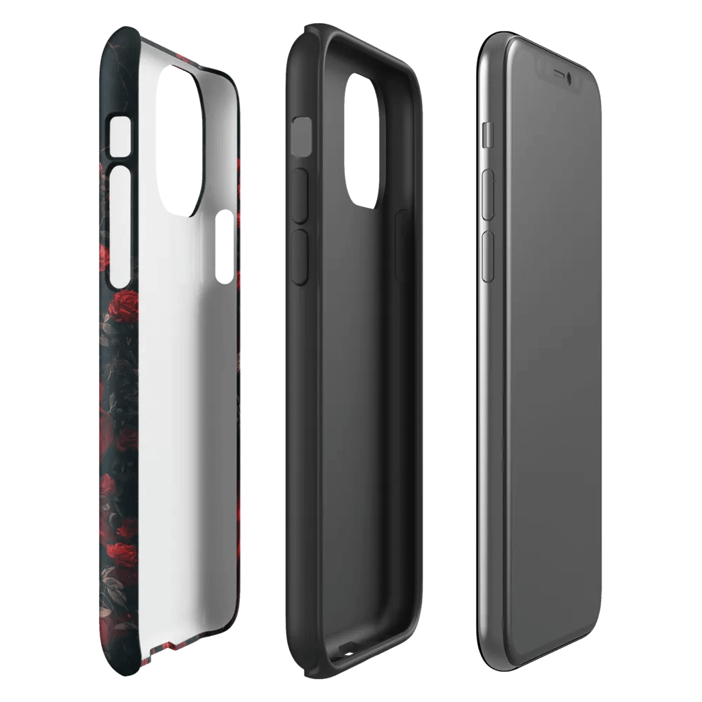 Gothic Skull & Roses iPhone Case – Dark Aesthetic Protection product image (29)