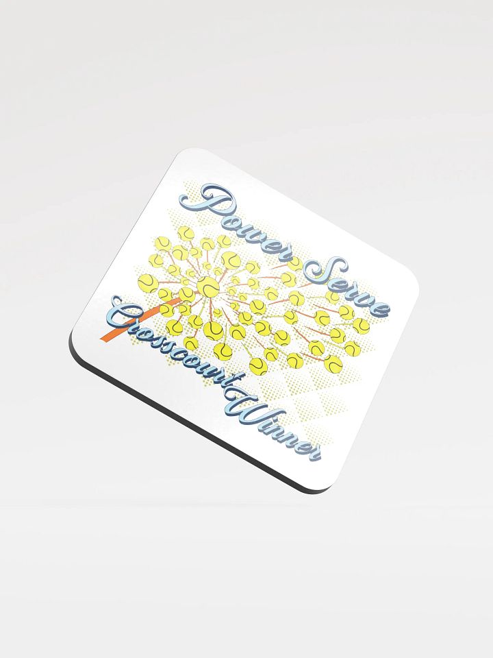 Dandelion Tennis Power Server Crosscourt Winner Dream Coaster Set product image (2)