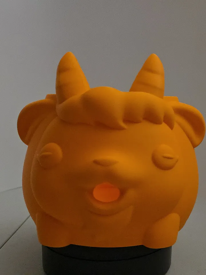 Orange Goat Yarn Bowl 3D printed 🐑 product image (1)