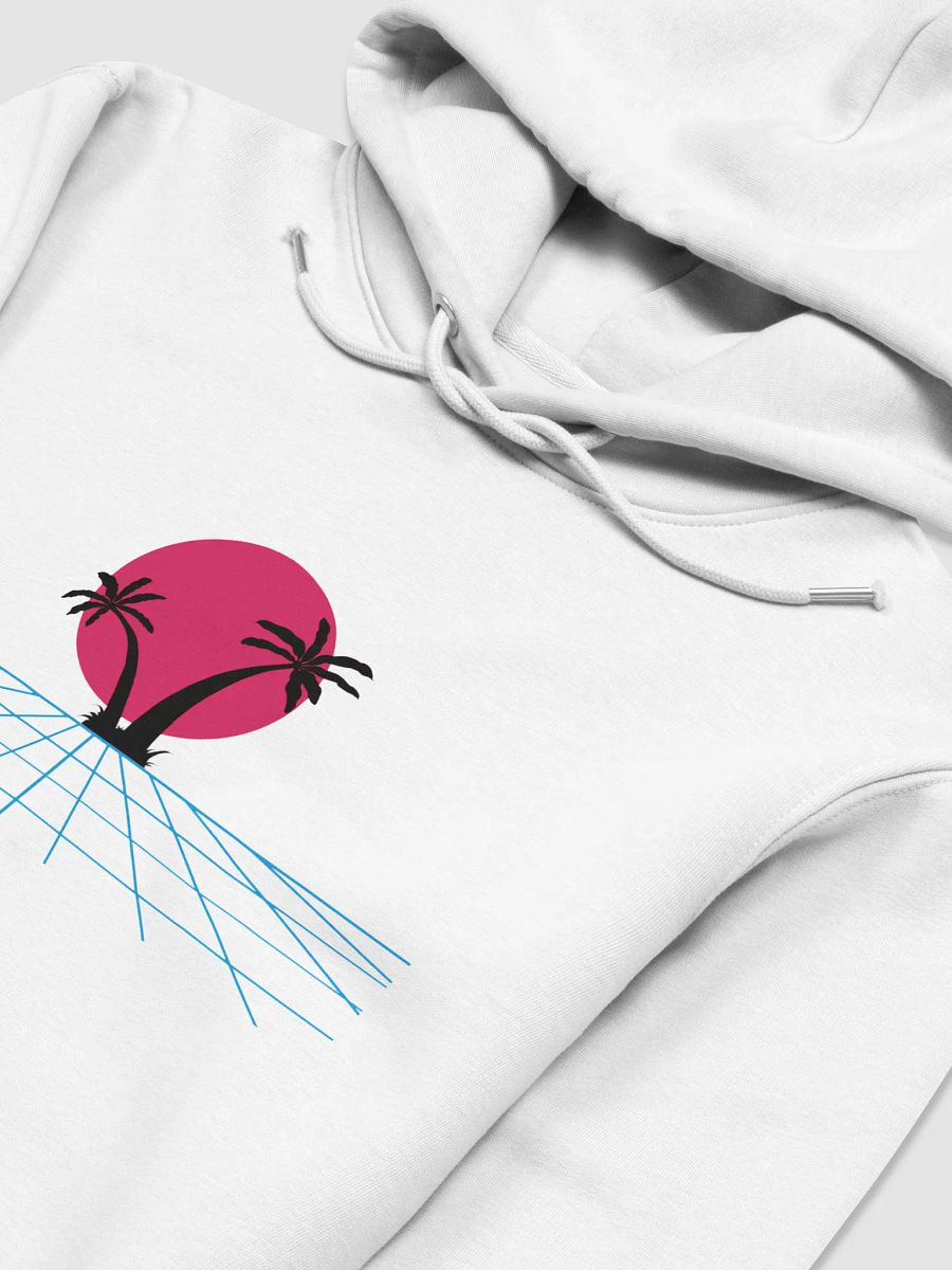 Retro Sunset Palm Eco Hoodie product image (3)