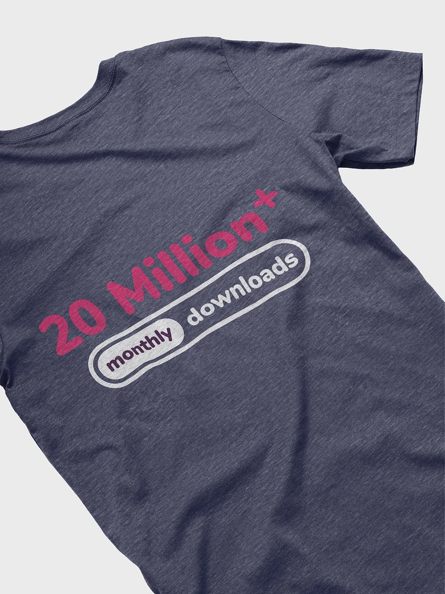 Temurin 20 Million + Monthly Downloads T-shirt - Midnight Navy product image (4)