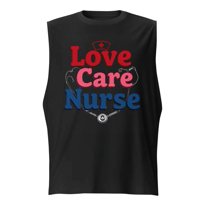 Love Care Nurse Stylized Muscle Tank product image (1)