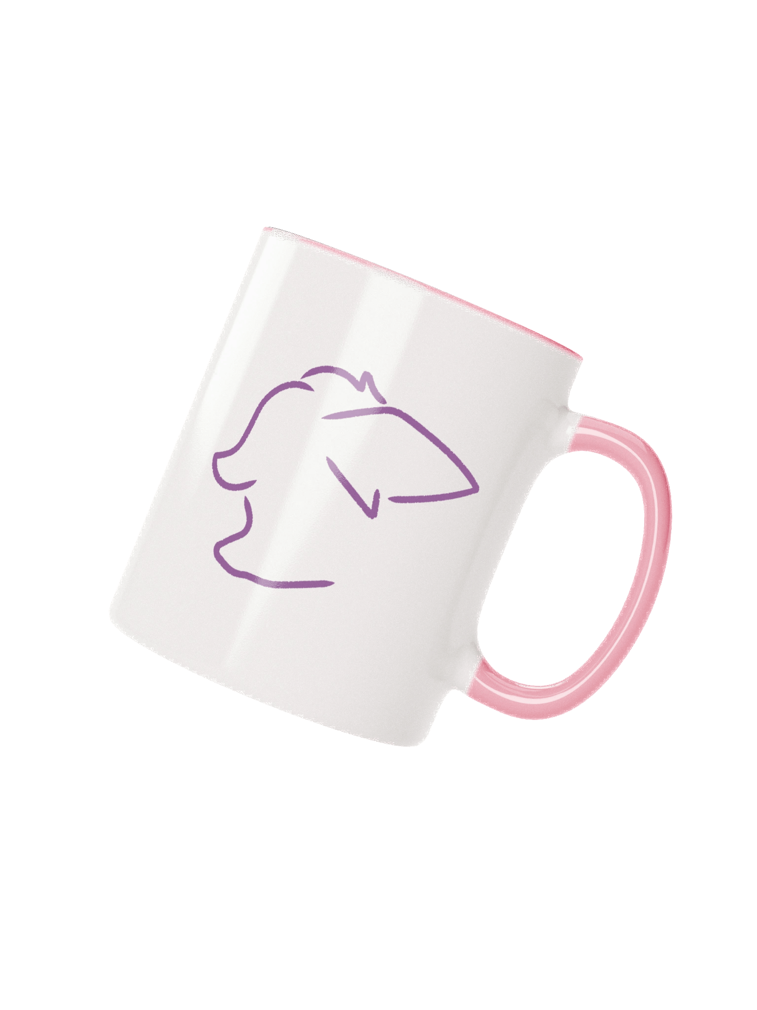 Rayne white & pink mug product image (2)