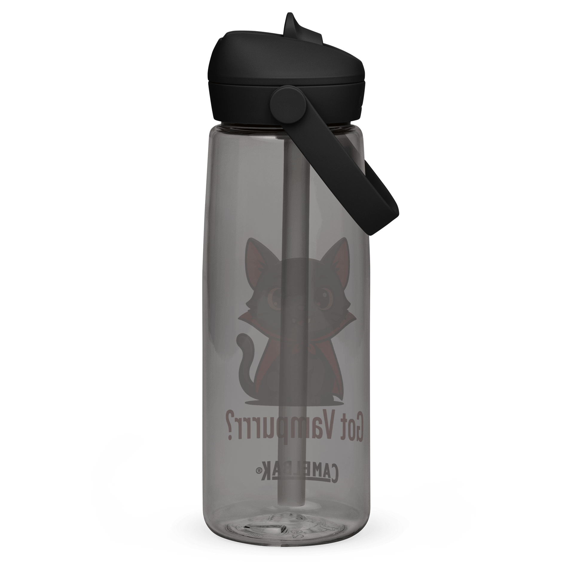 Got Vampurrr? Cat Thrive® Flip Straw Water Bottle product image (2)