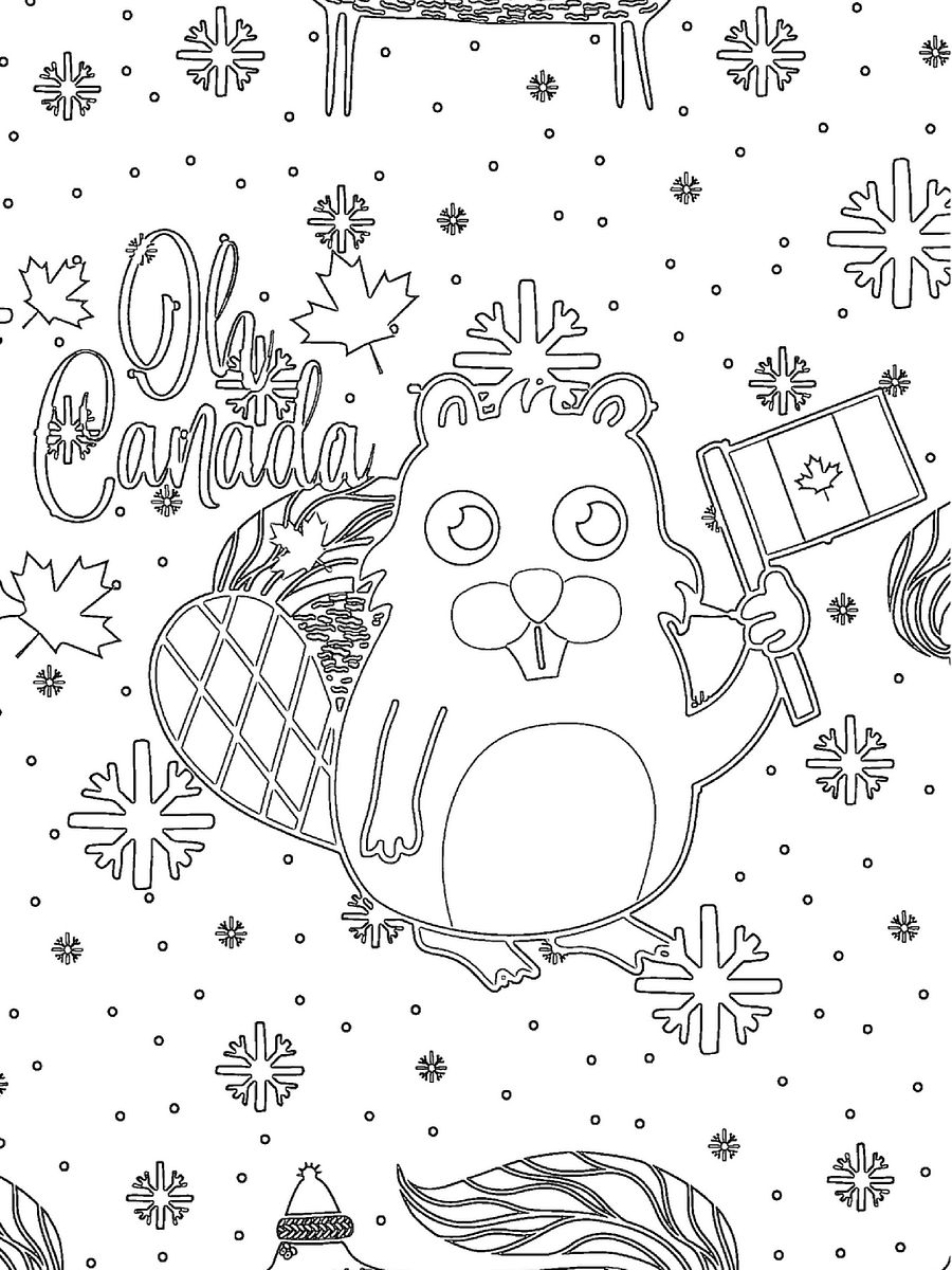 Fun Canadian Things to Color for Adults product image (3)