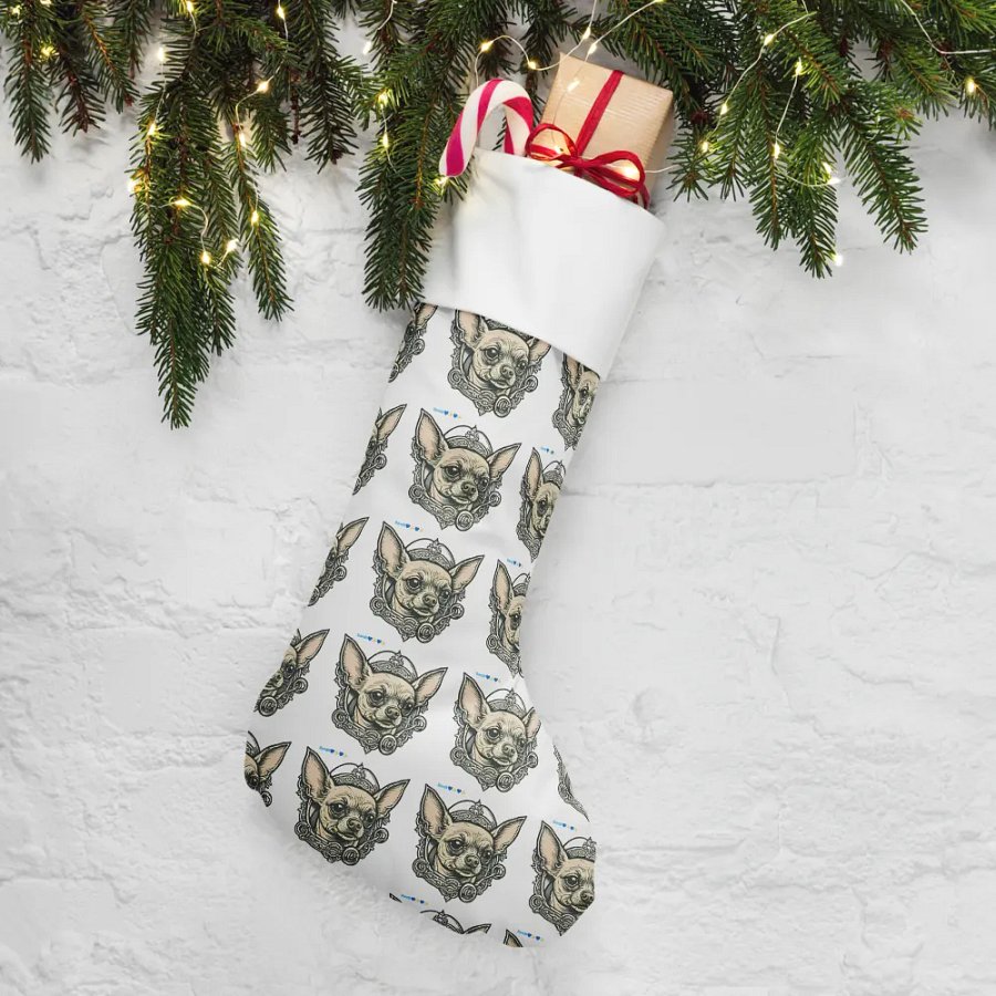 Yoda-Chihuahua Christmas Stocking product image (7)