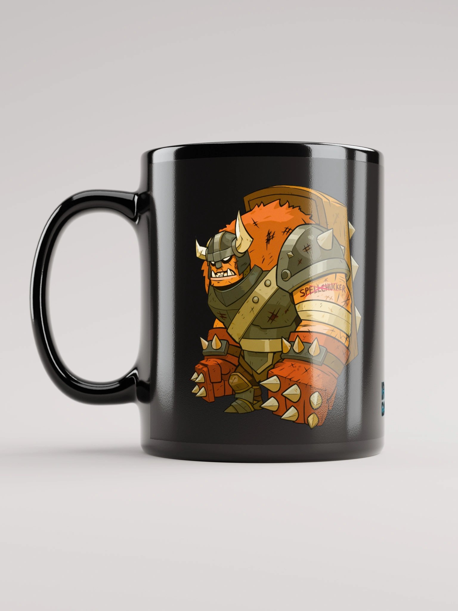 'Anti Spellchucker' Glossy Black Mug (Sublimated) product image (6)