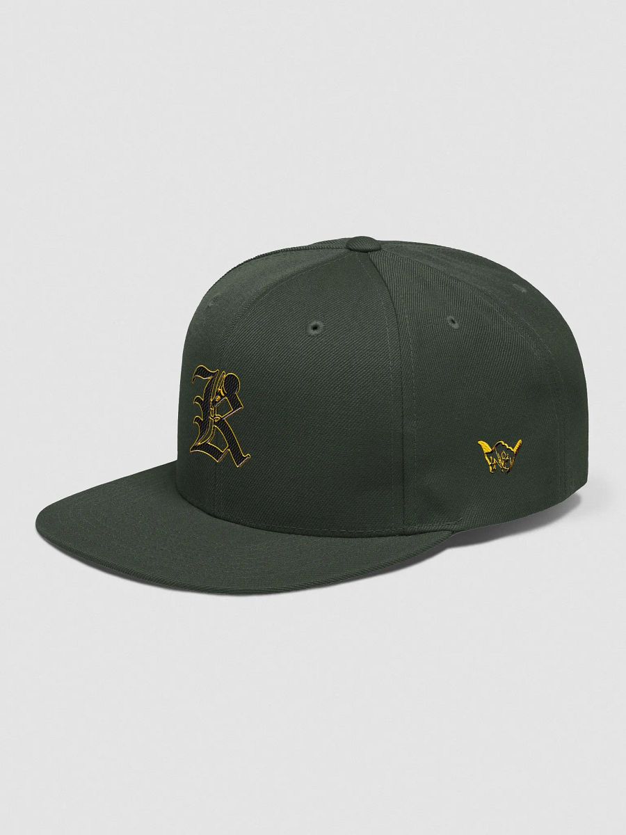 Knarly Era Embroidered Snapback (Olive Green) product image (3)