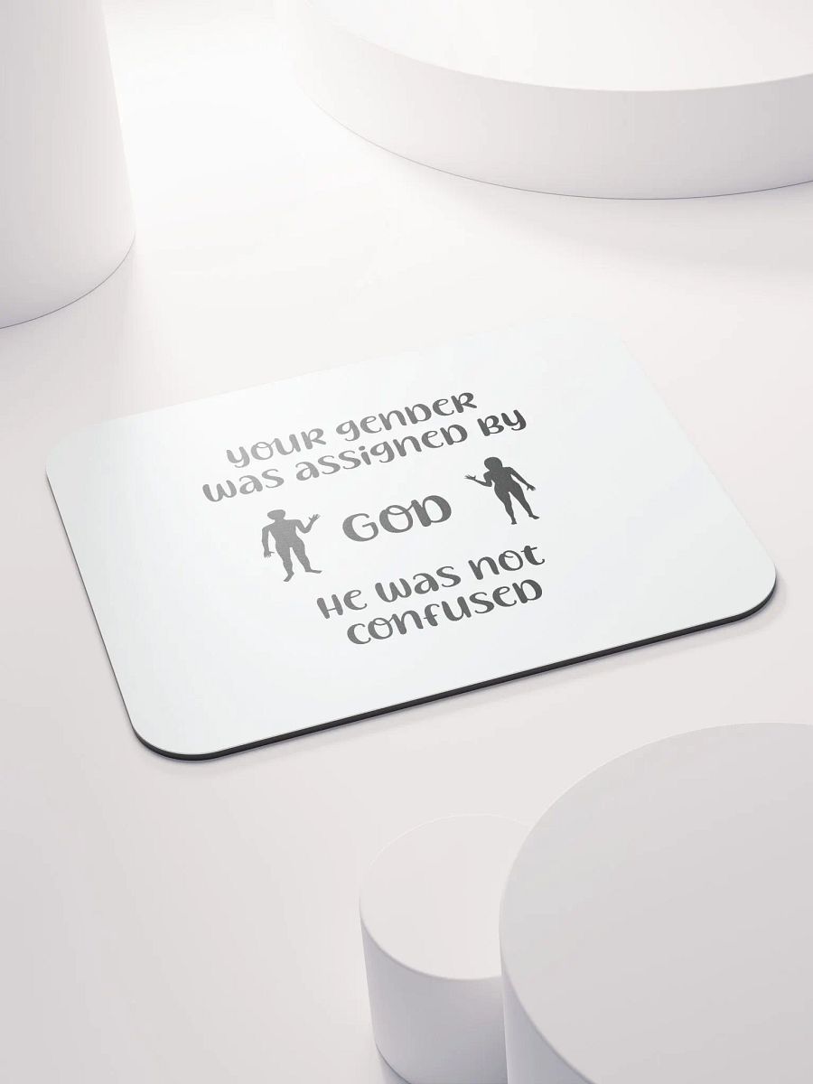 Your Gender Was Assigned by GOD. Eclipse Mouse Pad product image (4)