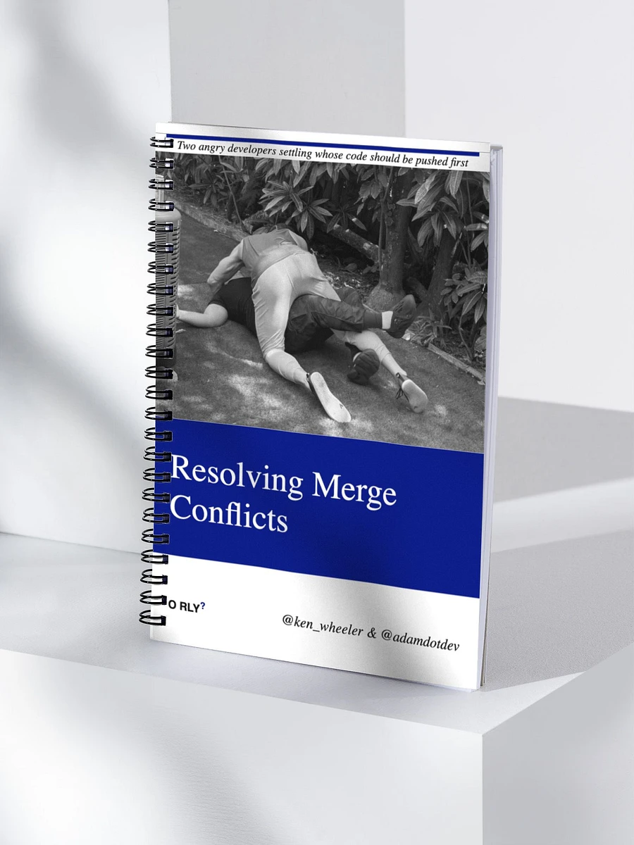 Resolving Merge Conflicts ORLY notebook product image (4)