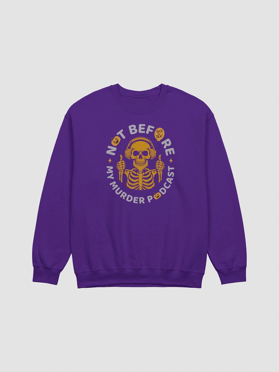 Murder Podcast Skeleton Sweatshirt - Dark product image (2)