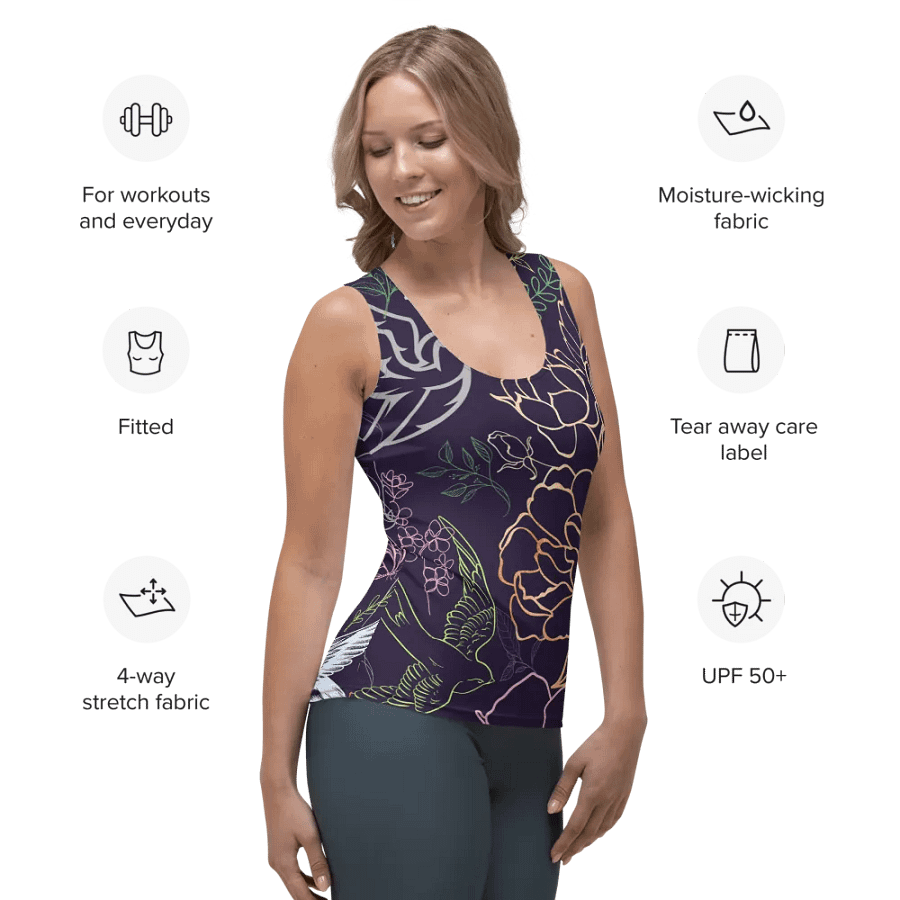 Botanical Sanctuary Tank Top product image (9)