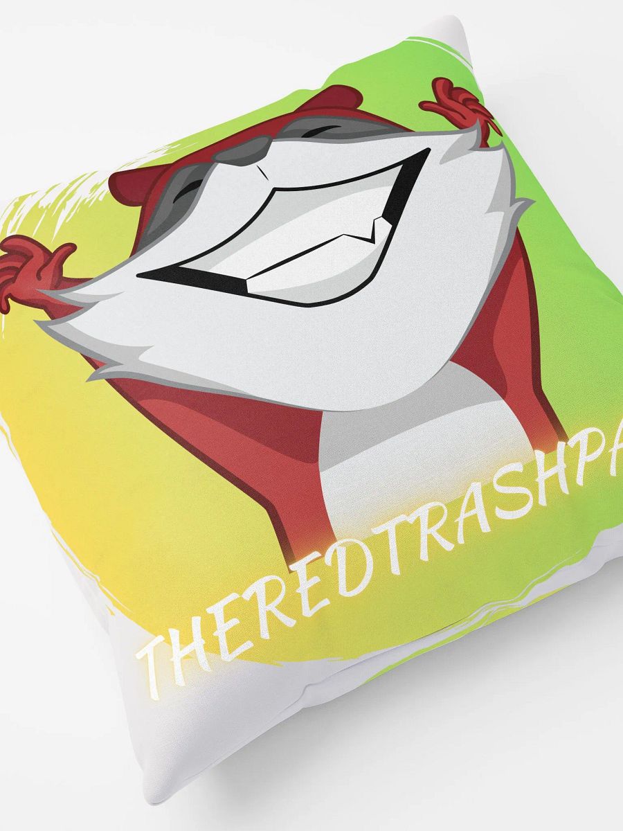 Red Trash Panda Hype Emote Pillow product image (4)