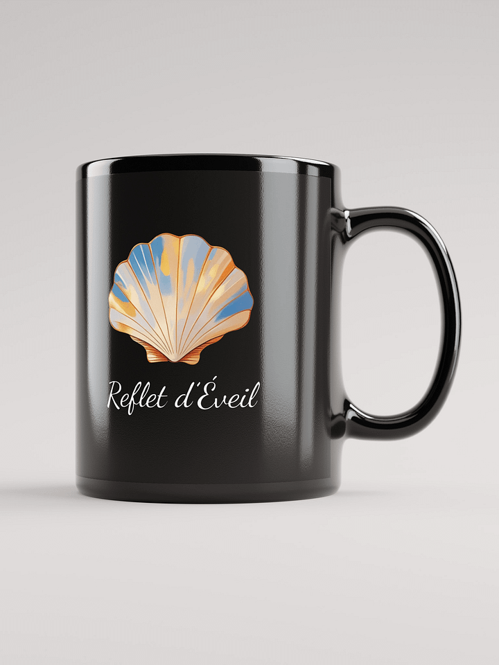 Mug Noir - Reflet d'Eveil - Idée Cadeau Orignal product image (1)