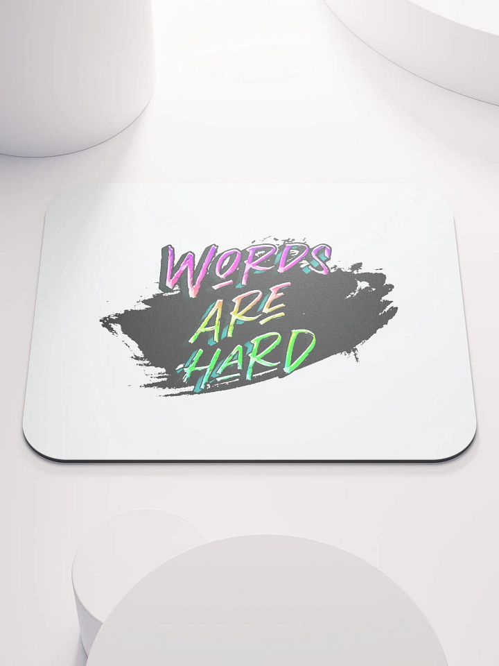 Synisisms Collection - Words Are Hard Mouse Pad product image (1)