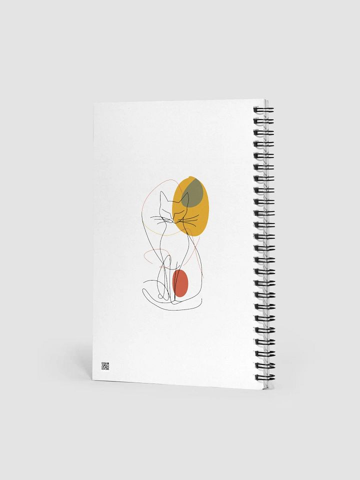 Whiskered Wonderland Spiral Notebook - Gift For Cat Lovers product image (2)