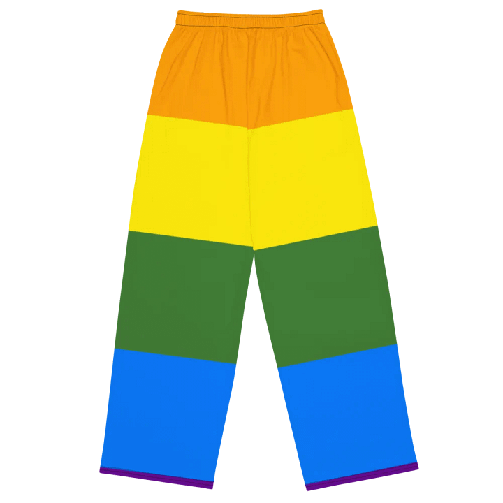 Live Loud Rainbow Striped Wide-Leg Pants product image (2)