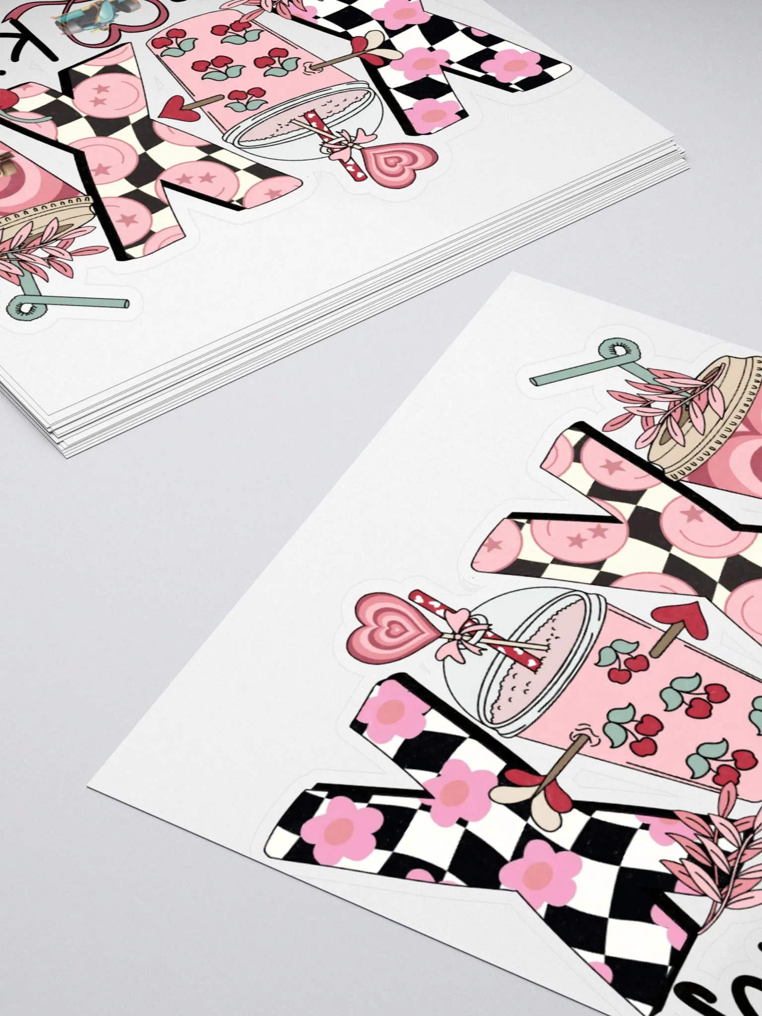 Hugs & Kisses Kiss Cut Stickers product image (4)