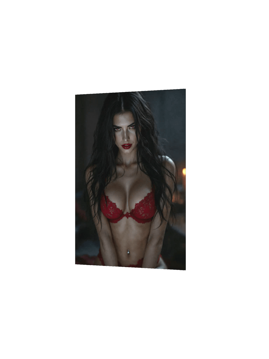 Crimson Temptation: Vampire Girls Beanie Edition Mini Poster product image (5)
