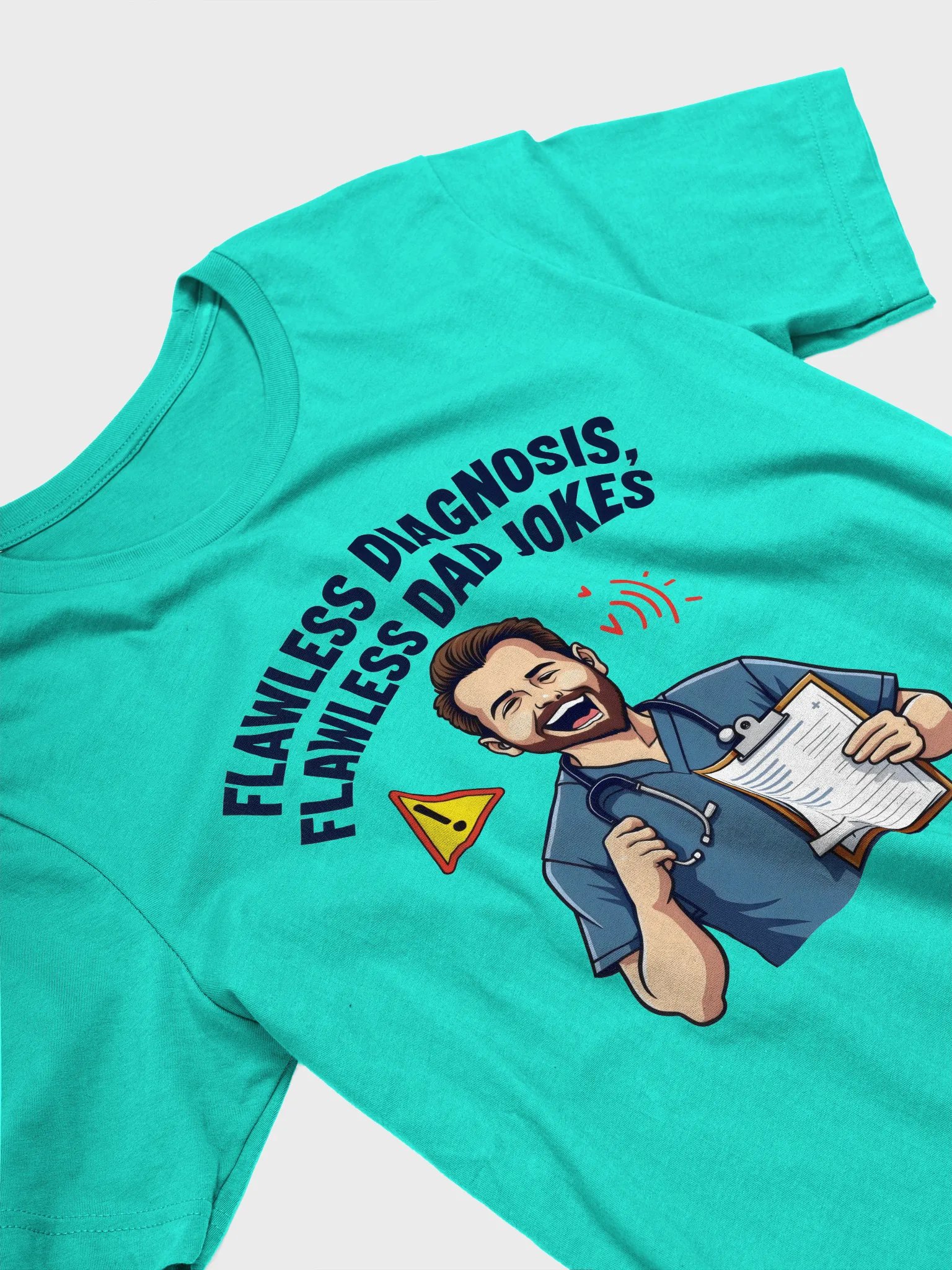 Flawless Diagnosis Dad Jokes T-Shirt product image (27)