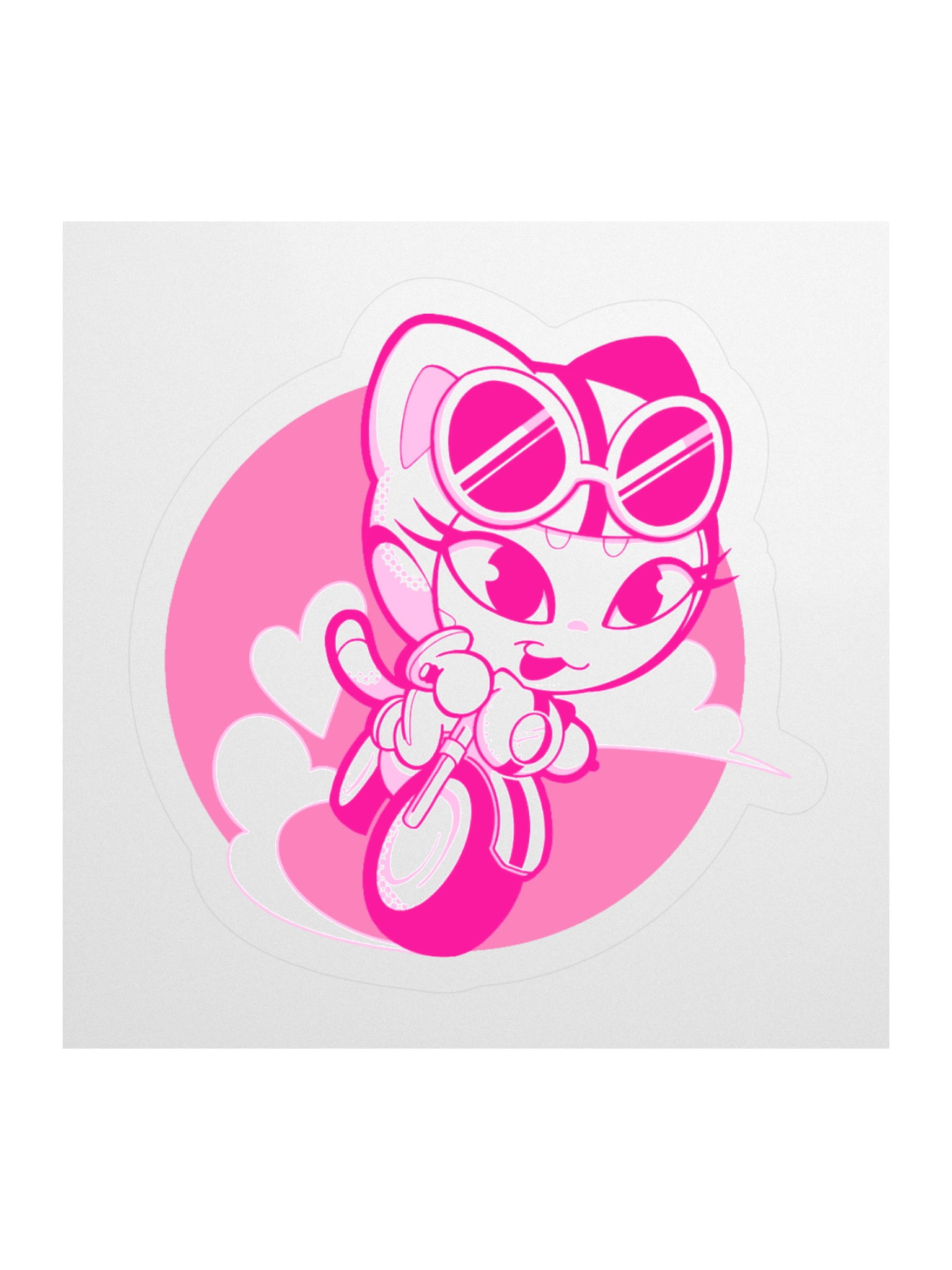 Cat Racer Sticker product image (1)