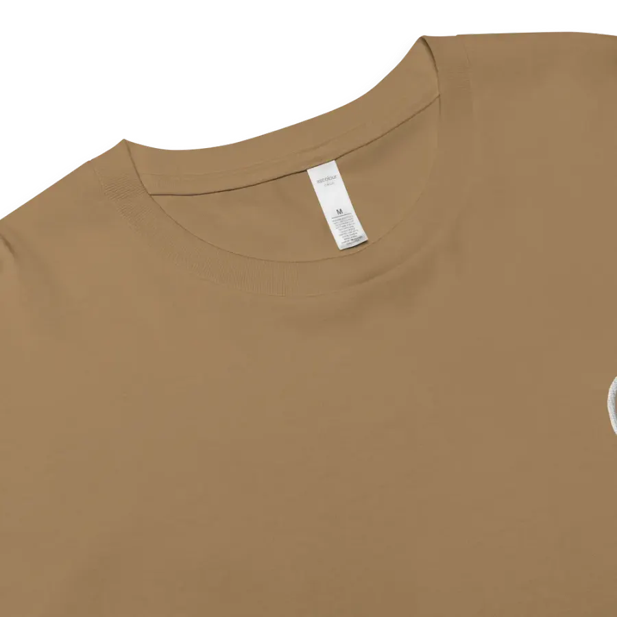 EXCLAIMING MENTALLY (L.C. white) embroidered cotton crop top product image (14)