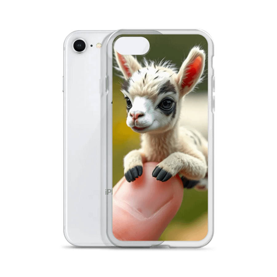 Tiny Llama on a Finger iPhone® Case product image (51)