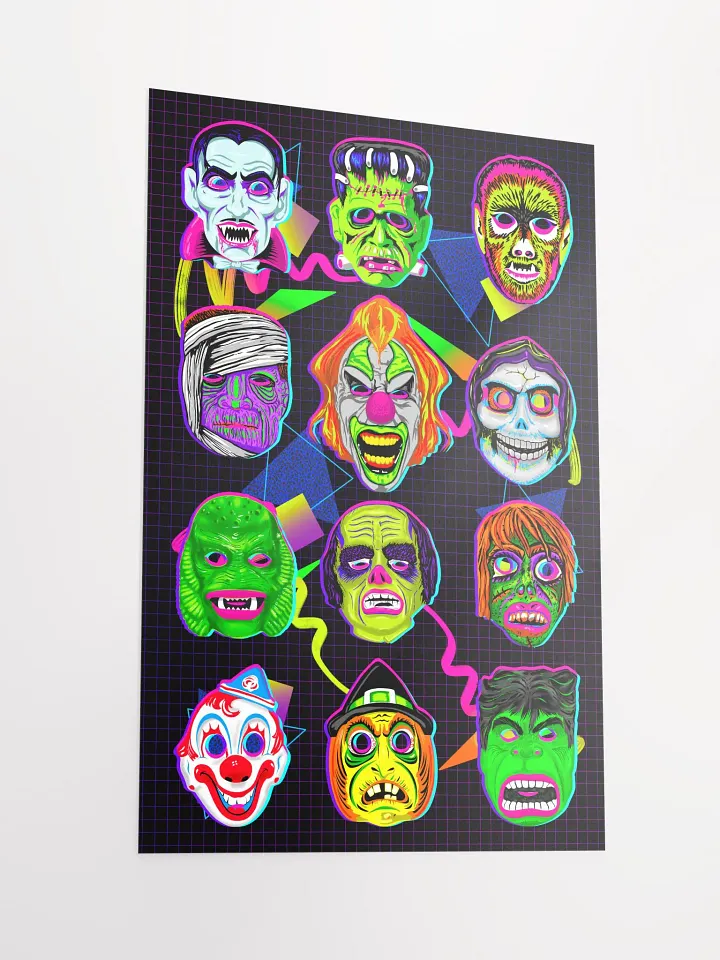 Horror Icons 12x18 Fine Art Print product image (2)