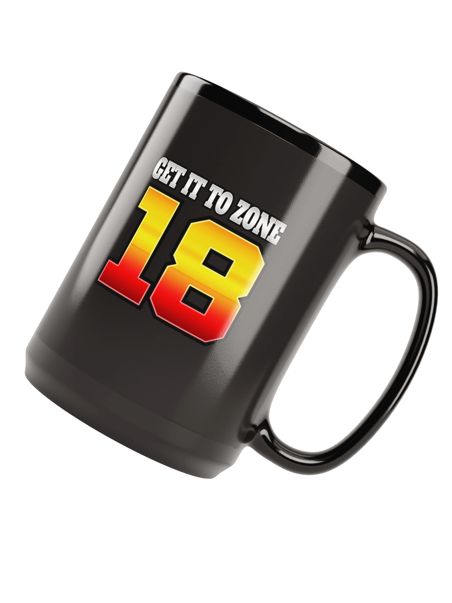 Get It To Zone 16 Zone 18 Black Glossy Mug product image (6)
