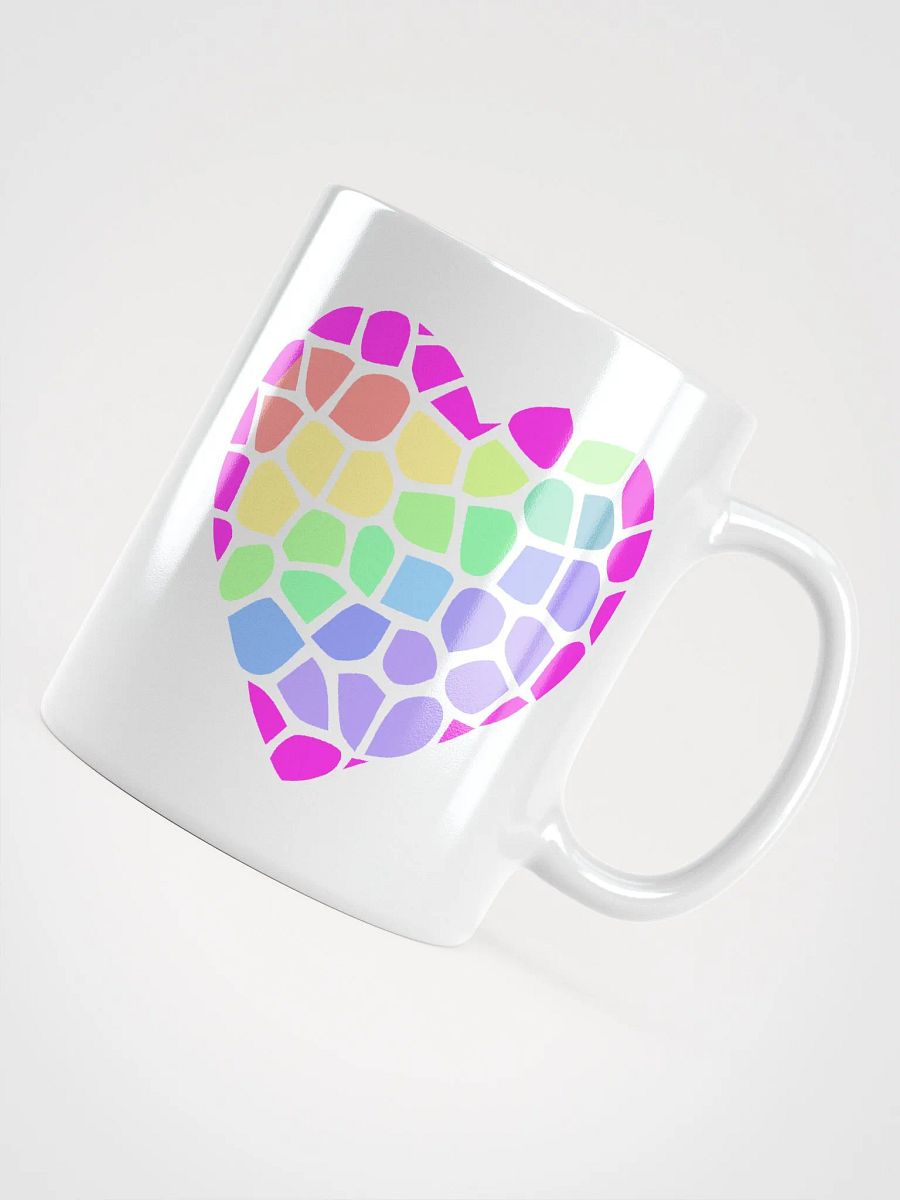 Double Down Heart Mug - White product image (8)
