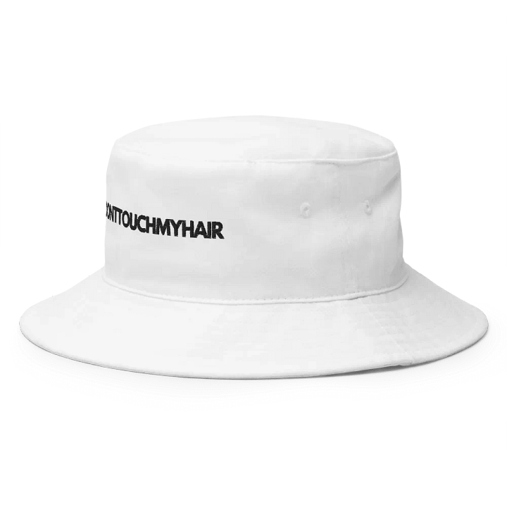 ABC Don't Touch My Hair Bucket Hat (white) product image (2)