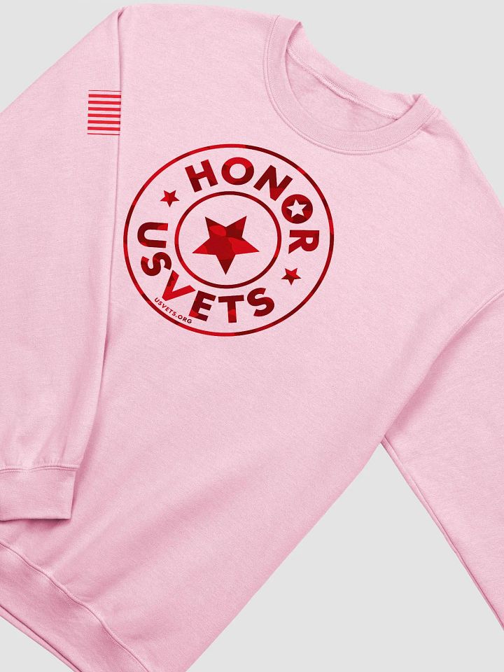 Red HONORUSVETS Star Crewneck product image (2)