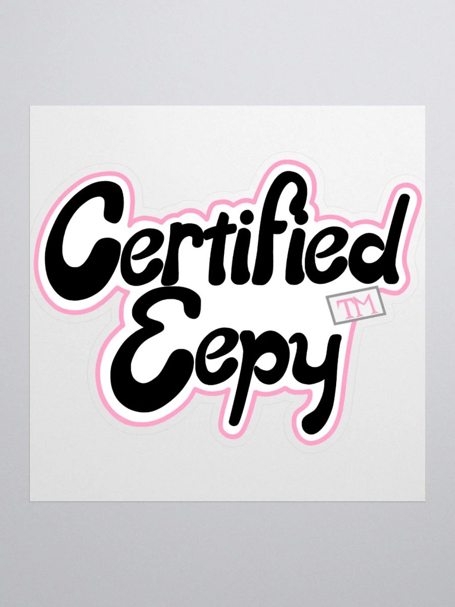 Certified Eepy Sticker product image (3)