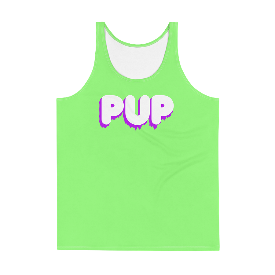 Identity Tank - PUP - Lime Green / Purple / White product image (1)