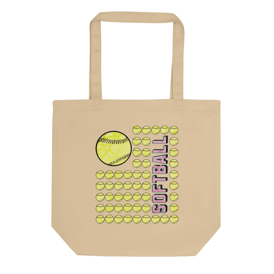 US Flag Softball Splendor Eco Tote product image (1)