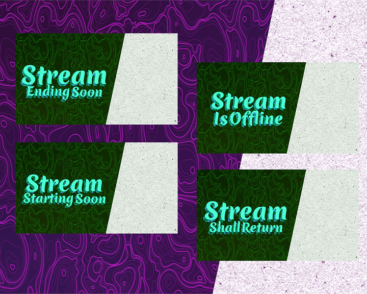 Green wavy split overlay pack product image (1)