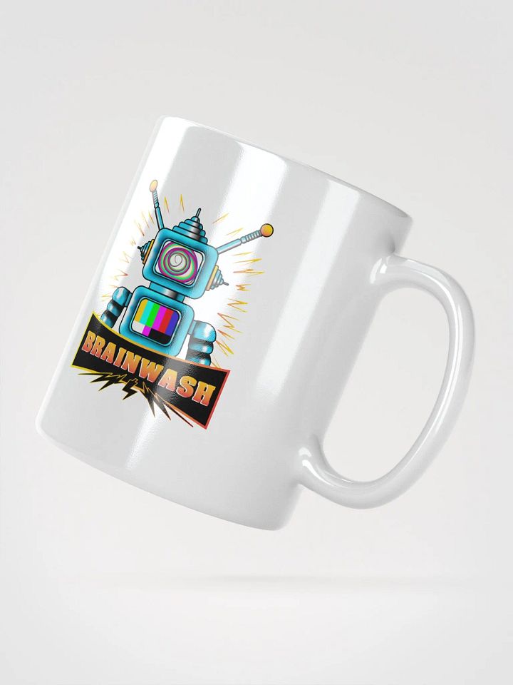 Hypnotic Robots White Mug product image (6)