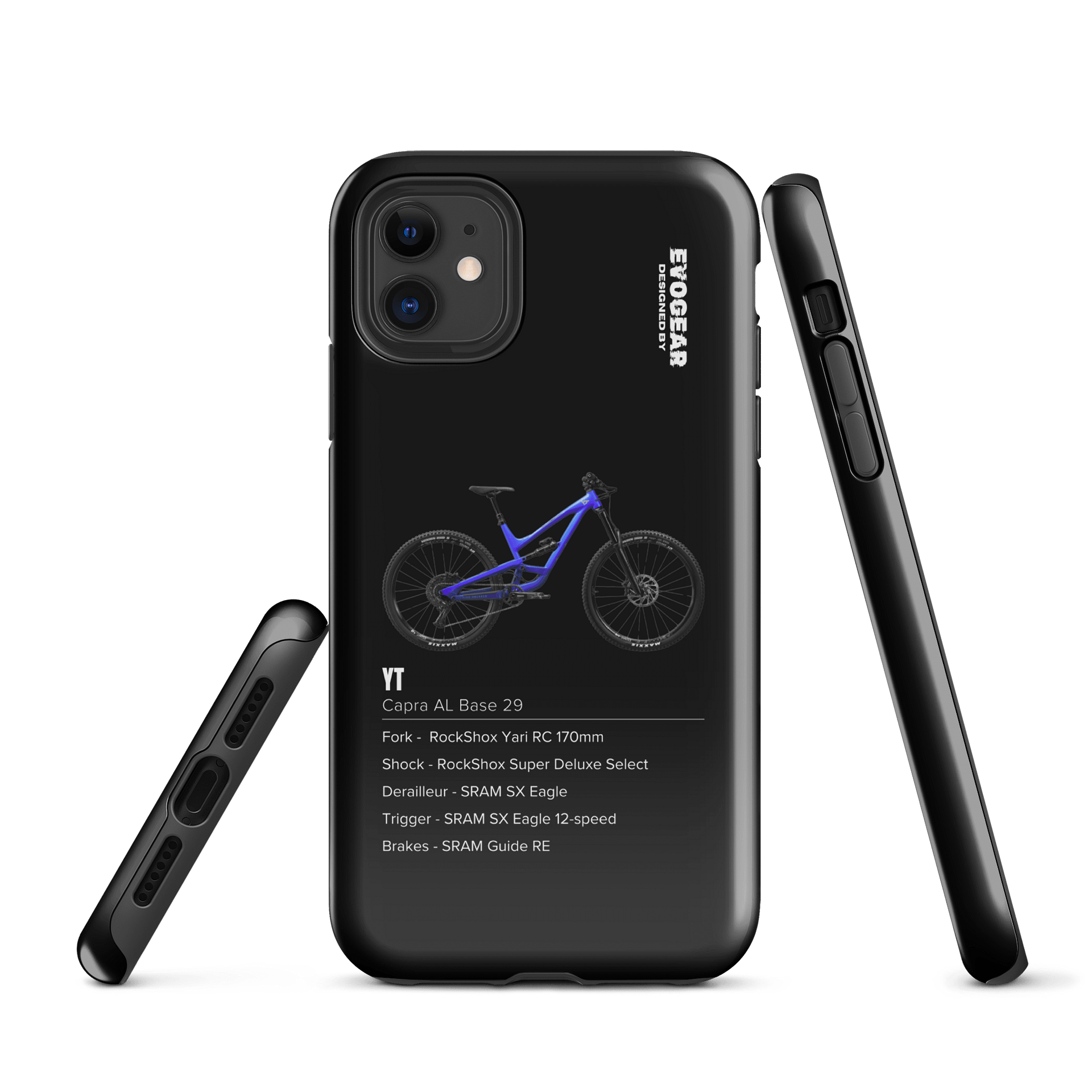Black YT Capra AL Base 29 iPhone Case product image (1)
