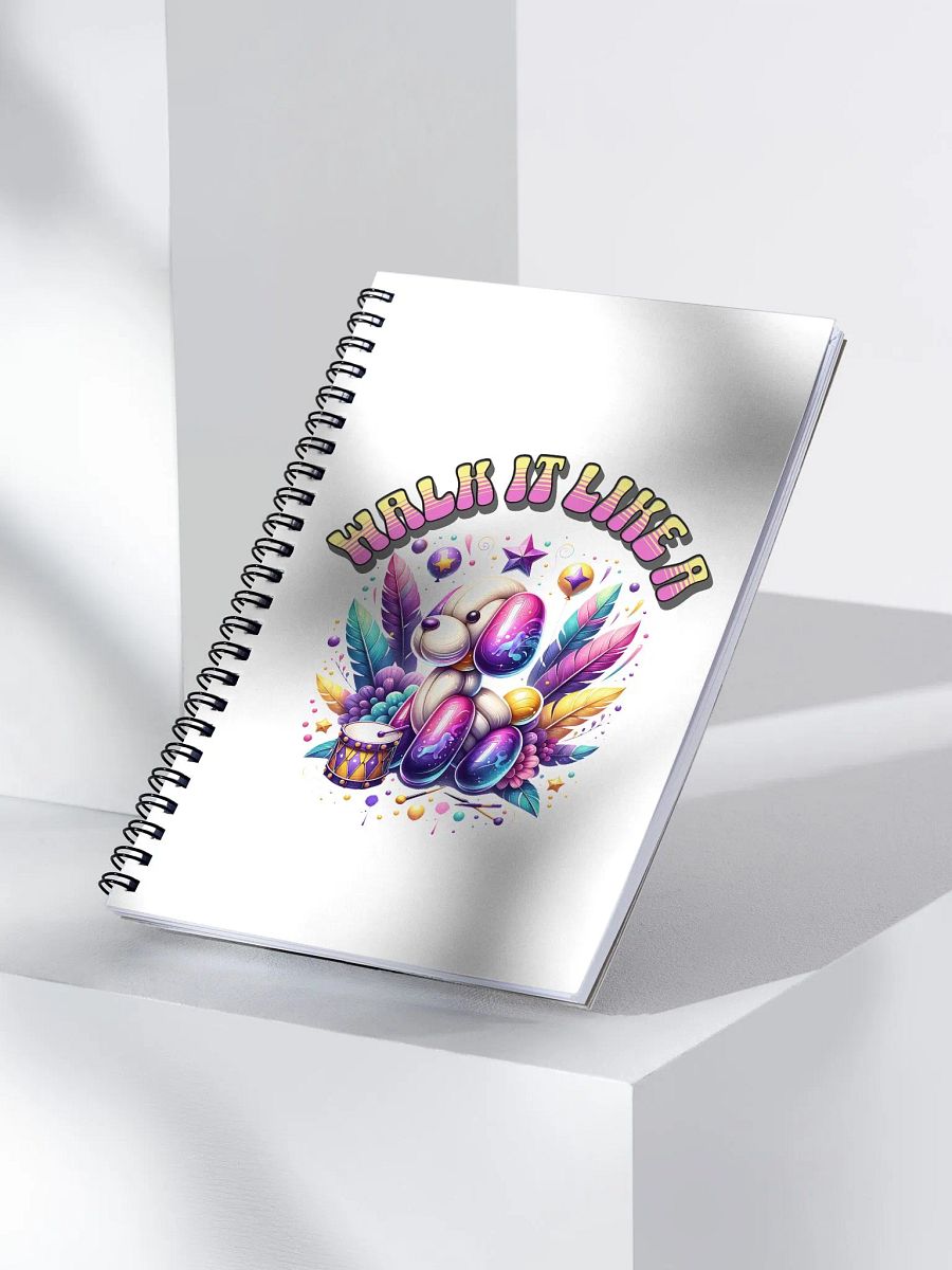 Walk It Like A Dog Vibrant Dream Spiral Notebook product image (3)