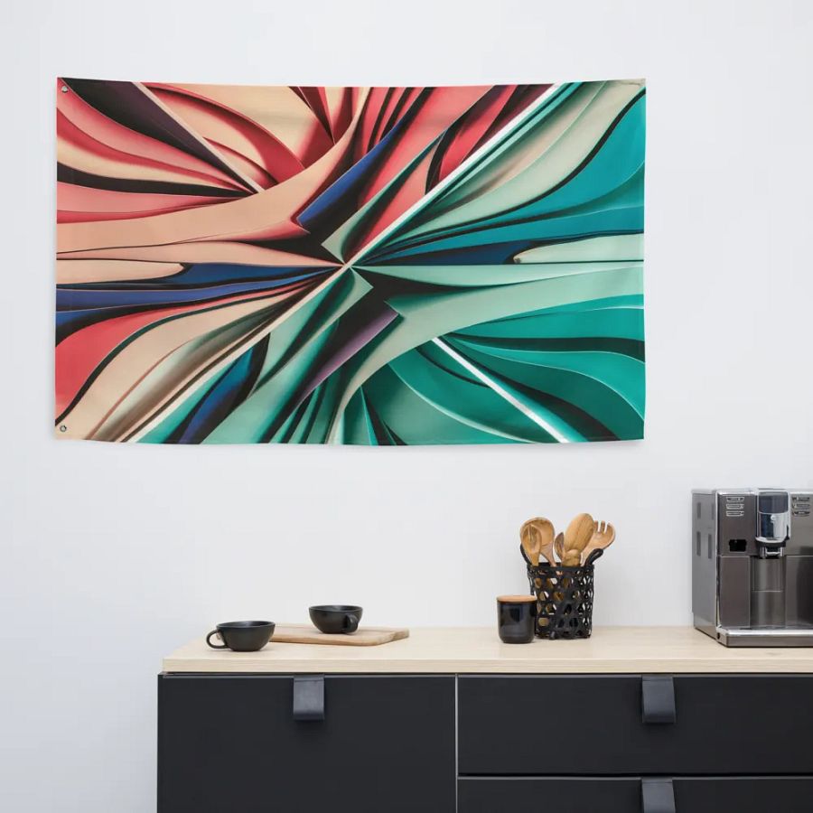 Graphic Grove All-Over Print Custom Flag - 34.5x56in product image (5)