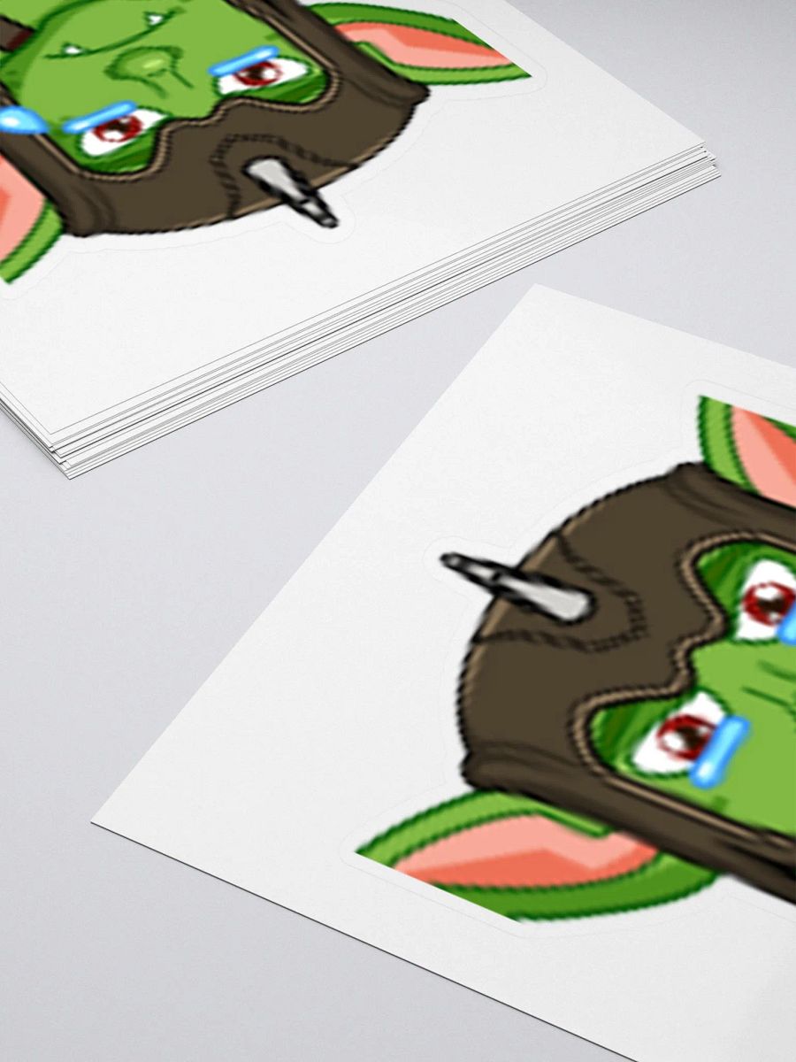 Sad Kiss Cut Sticker product image (4)