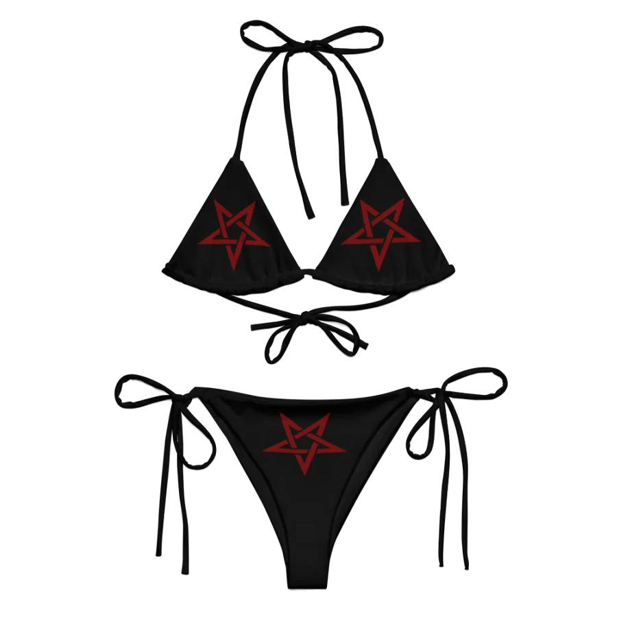 Evil Doll Pentagram Bikini Set product image (1)