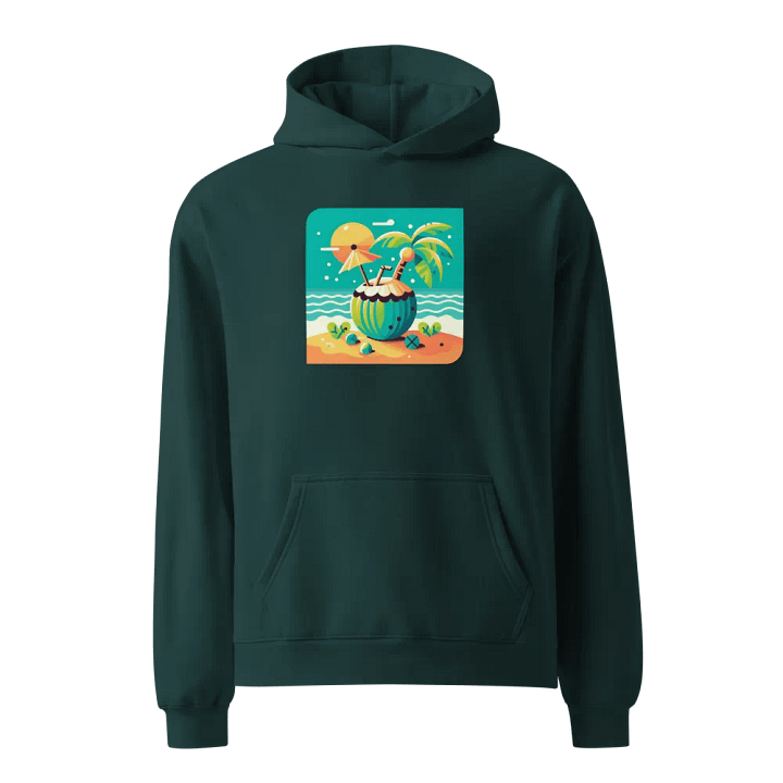 AS Colour Unisex Premium Oversized Hoodie | AI Design coconut drink product image (1)