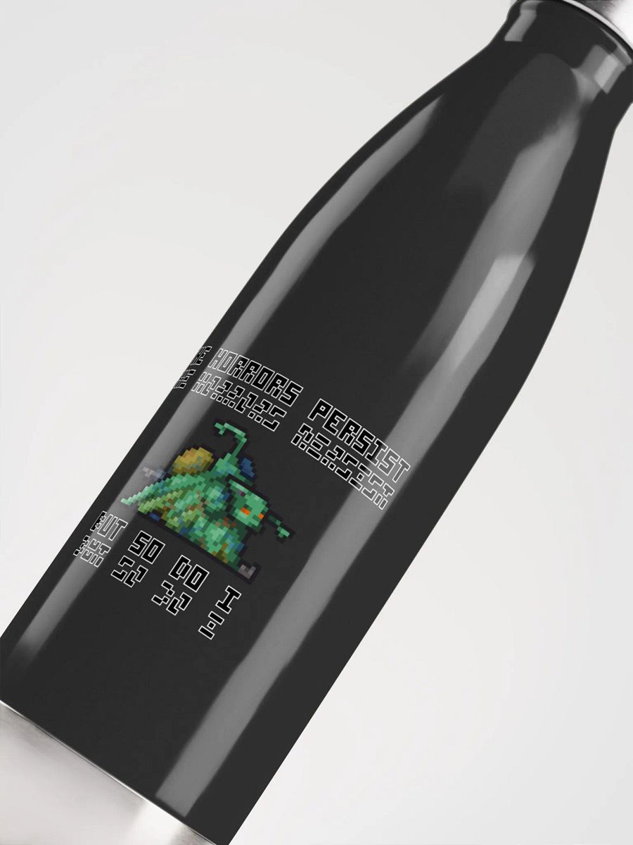 The Horrors Persist Steel Water Bottle product image (5)