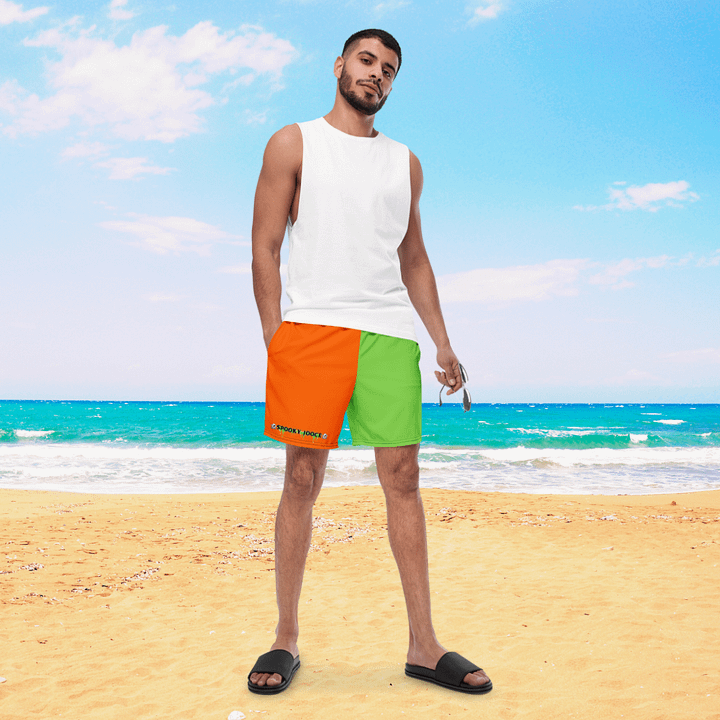 SPOOKY JOOCE Swim Trunkz - Orange/Green product image (1)