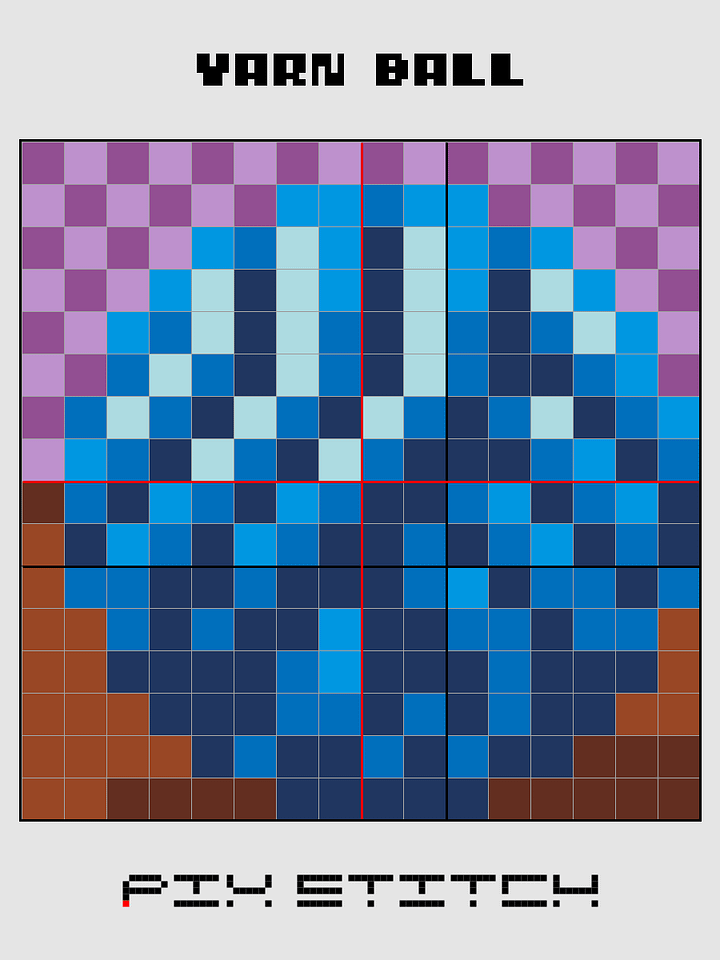 Yarn Ball Pixel Art product image (2)