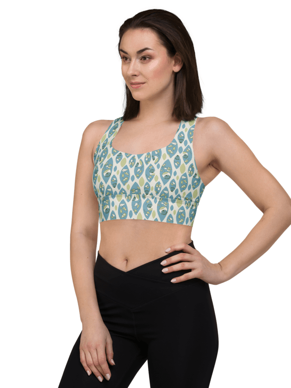 Chilly Summer | Recycled Longline Sports Bra product image (3)