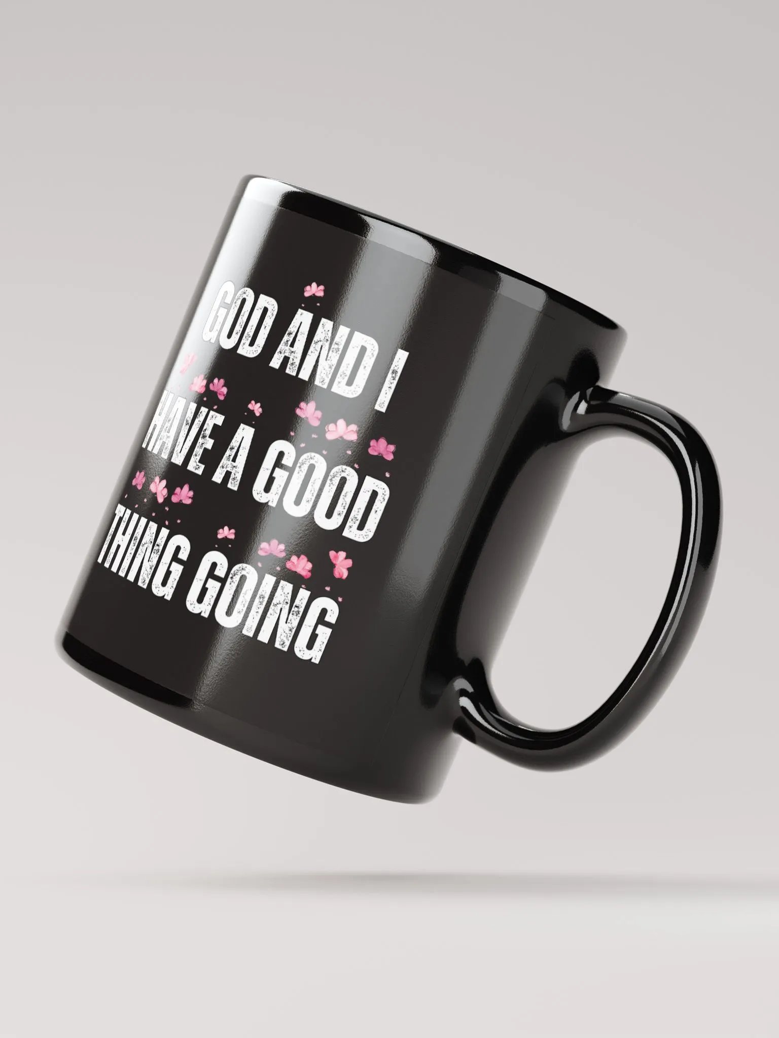 "GOD & I" Floral Affirmation Mug product image (3)