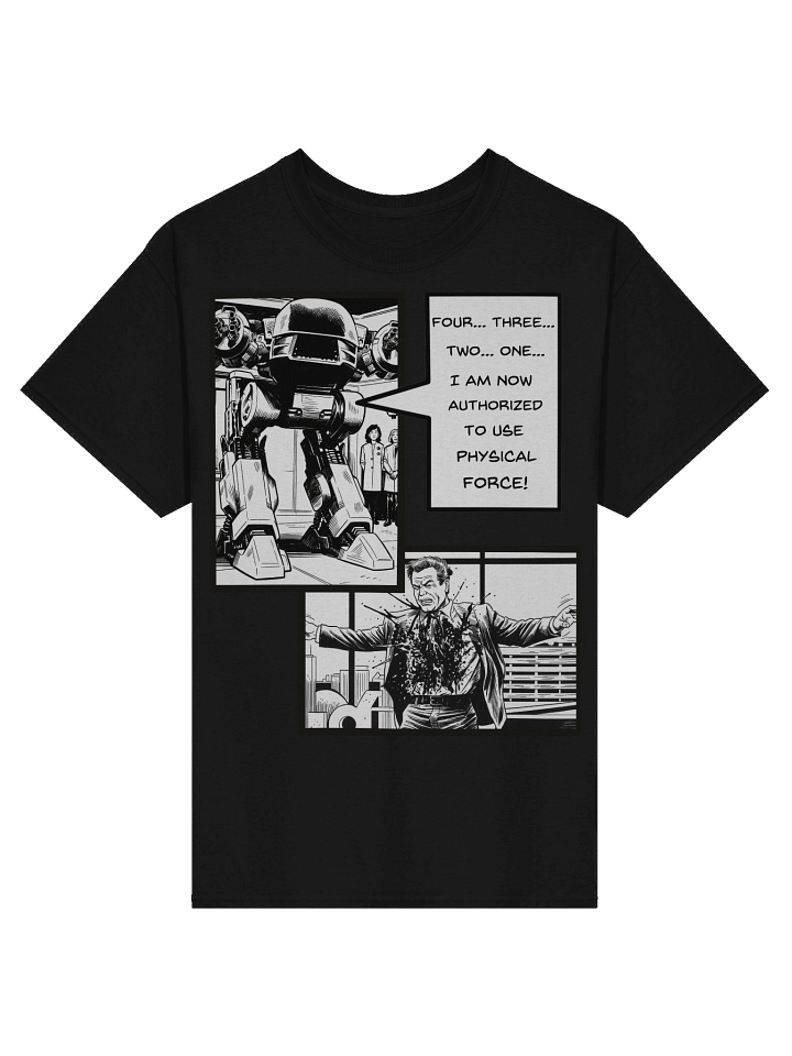 RoboCop inspired Physical Force Scene Tee product image (1)